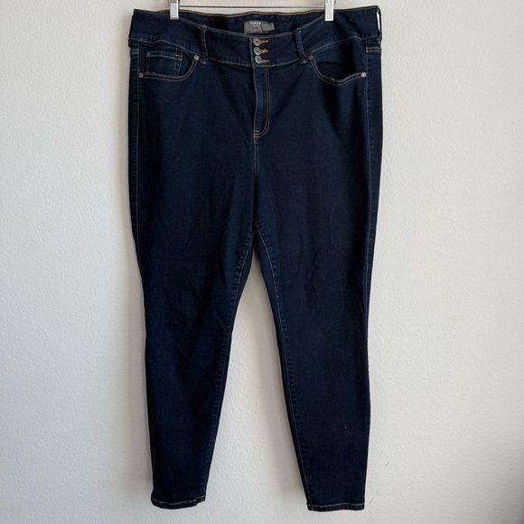 Torrid Jeans Women’s 24T Super Soft Jegging Blue Stretch Cotton Denim Plus Size - Picture 4 of 13